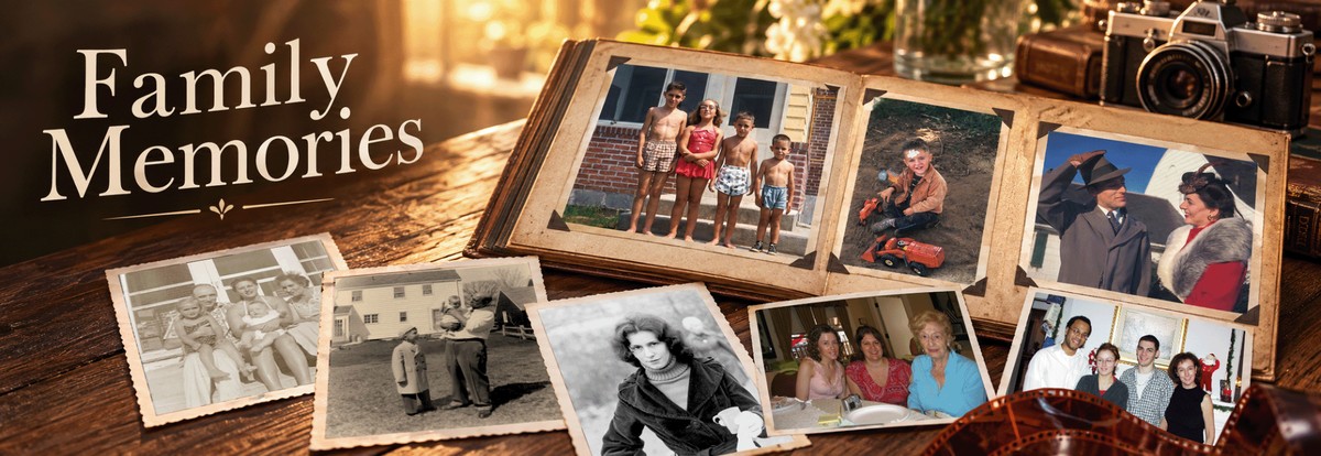 Family Memories photographic header